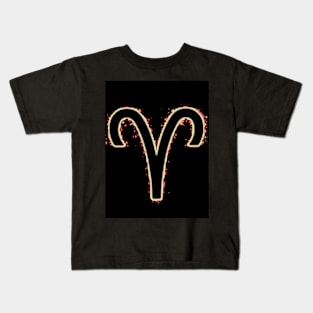 Aries zodiac art Kids T-Shirt